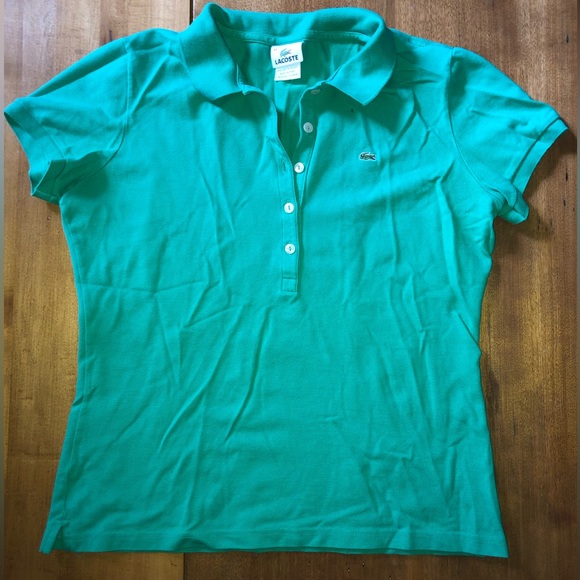 Lacoste Short Sleeve Collared Tee - Picture 2 of 3